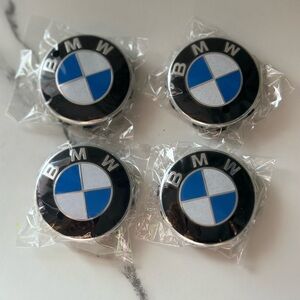 4Pc 56mm Wheel Center Cover Wheel Hub Center Integrated Cover Logo For BMW